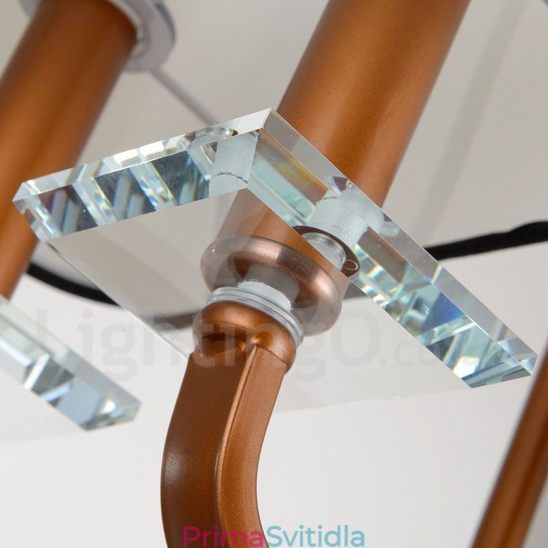 Moderní současná 6-ti světelná jednovrstvá lustrová lampa