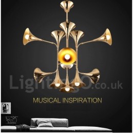 12 Light Lustr Lampa Moderní Současný styl Světlo