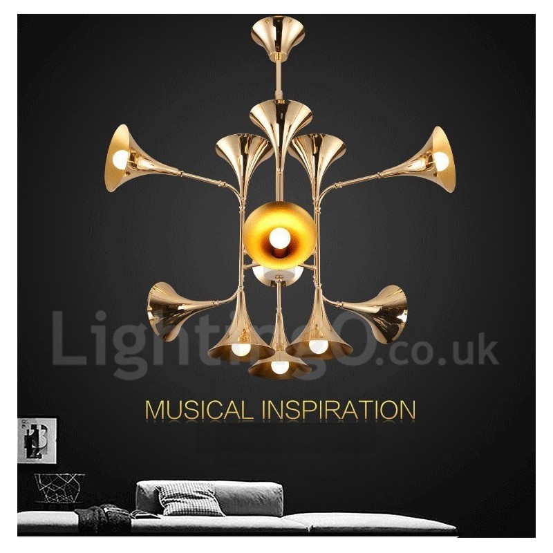 12 Light Lustr Lampa Moderní Současný styl Světlo