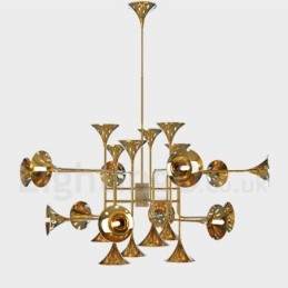 24 Light Lustr Lampa Moderní Současný styl Světlo