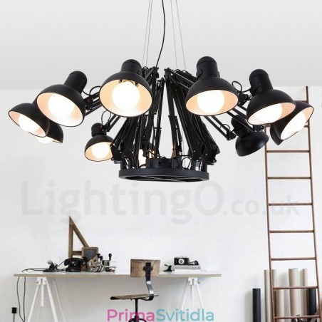 12 Lehké Moderní Současná jednopatrová lustrová lampa Světlo 12 Lehké Moderní Současná jednopatrová lustrová lampa Světlo