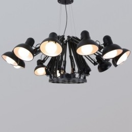 12 Lehké Moderní Současná jednopatrová lustrová lampa Světlo