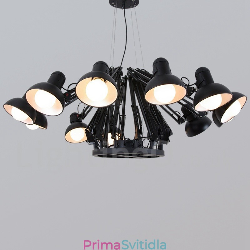 12 Lehké Moderní Současná jednopatrová lustrová lampa Světlo