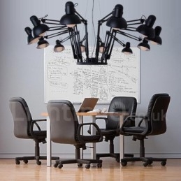 12 Lehké Moderní Současná jednopatrová lustrová lampa Světlo
