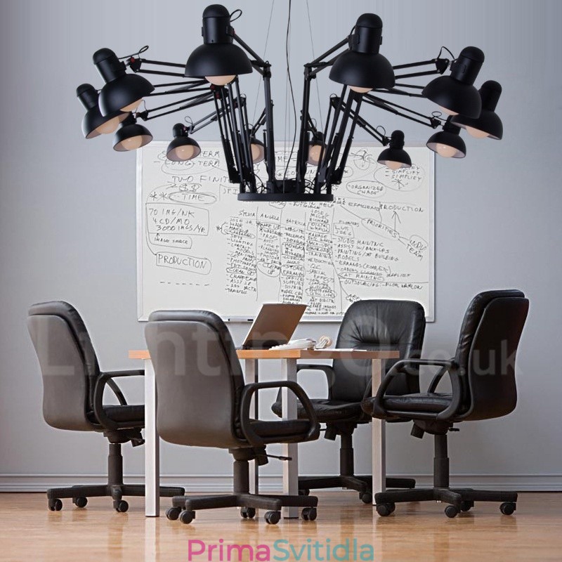 12 Lehké Moderní Současná jednopatrová lustrová lampa Světlo