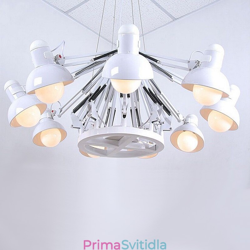 12 Lehké Moderní Současná jednopatrová lustrová lampa Světlo