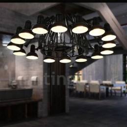 16 Lehké Moderní Současná jednořadá lustrová lampa Světlo