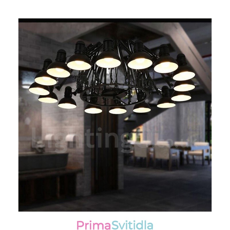 16 Lehké Moderní Současná jednořadá lustrová lampa Světlo