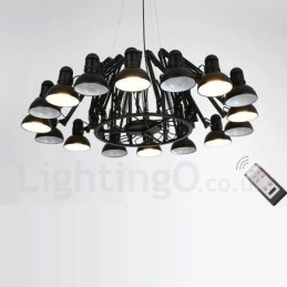 16 Lehké Moderní Současná jednořadá lustrová lampa Světlo