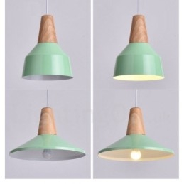 1 Světlo Moderní moderní dřevěné závěsné svítidlo
