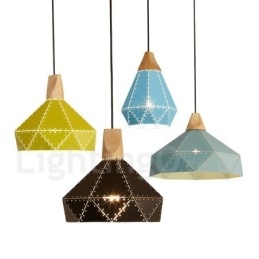 Dřevo 1 Light Moderní současné kovové závěsné svítidlo