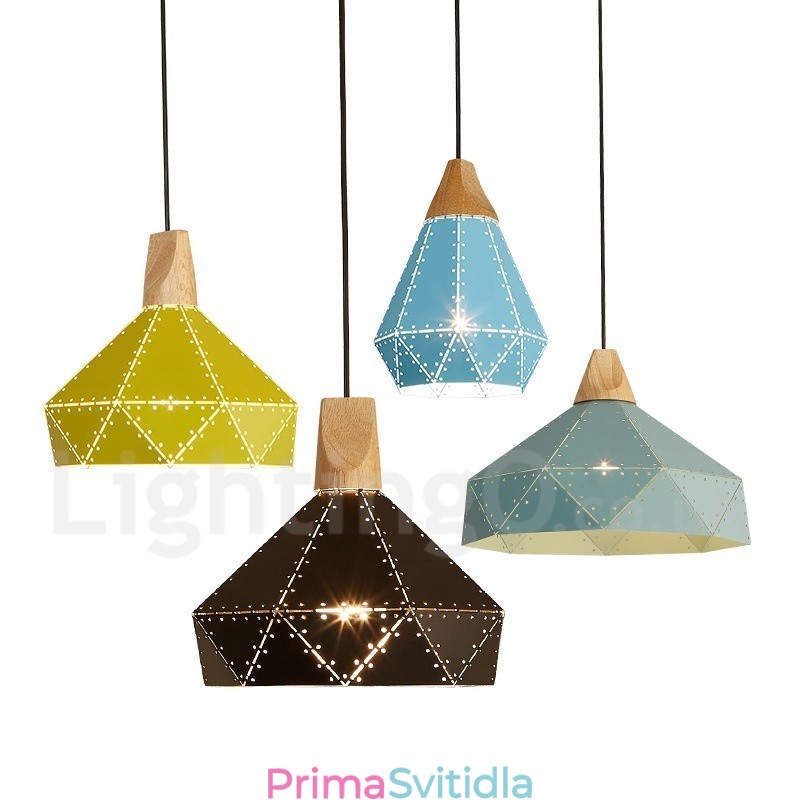 Dřevo 1 Light Moderní současné kovové závěsné svítidlo