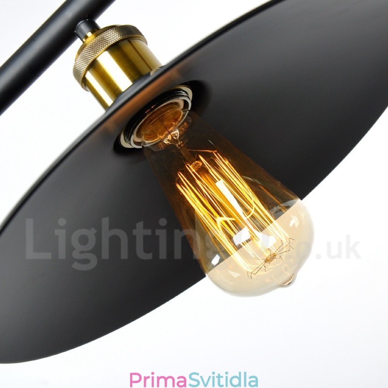 2 Light Country Vintage kovové závěsné svítidlo