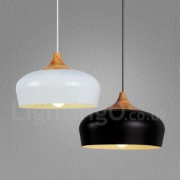 1 Světlo Moderní moderní dřevěné závěsné svítidlo