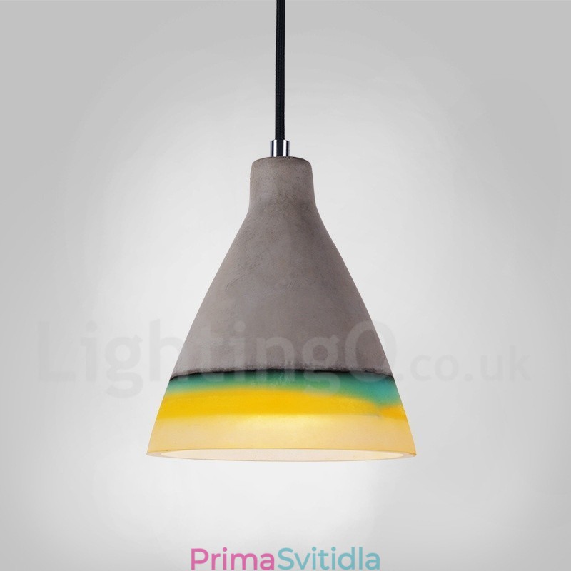 1 Light Vintage Concrte Závěsné svítidlo