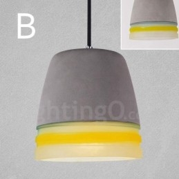 1 Light Vintage Concrte Závěsné svítidlo
