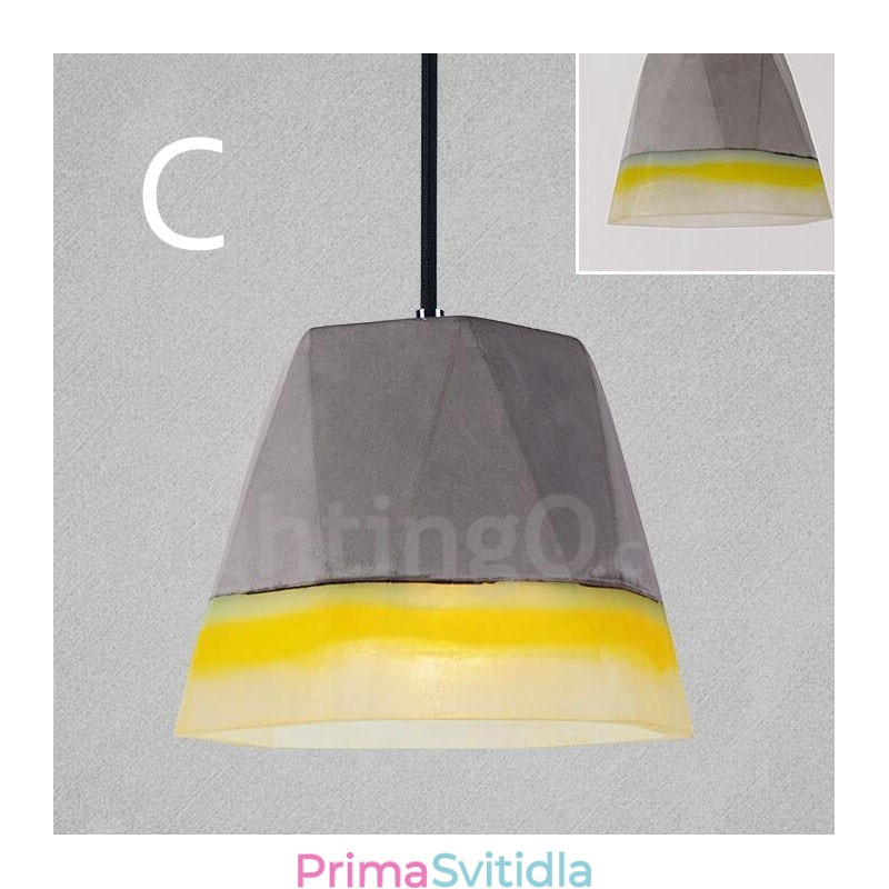 1 Light Vintage Concrte Závěsné svítidlo