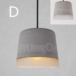 1 Light Vintage Concrte Závěsné svítidlo