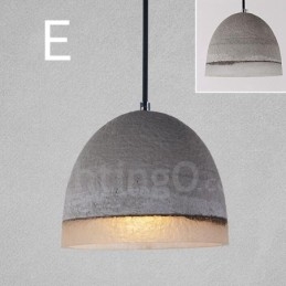1 Light Vintage Concrte Závěsné svítidlo