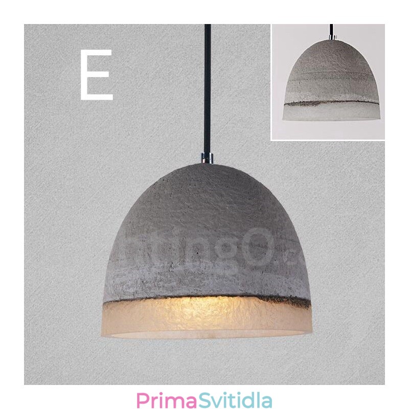 1 Light Vintage Concrte Závěsné svítidlo