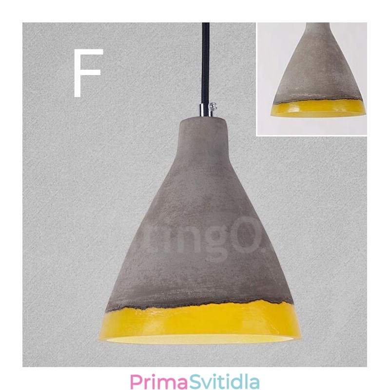 1 Light Vintage Concrte Závěsné svítidlo