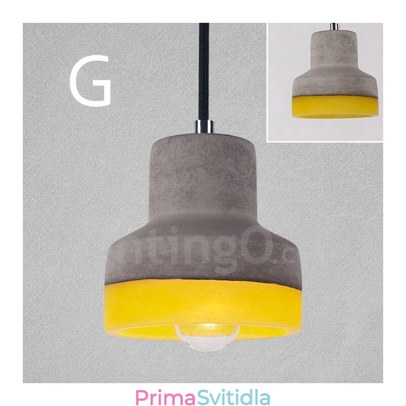 1 Light Vintage Concrte Závěsné svítidlo