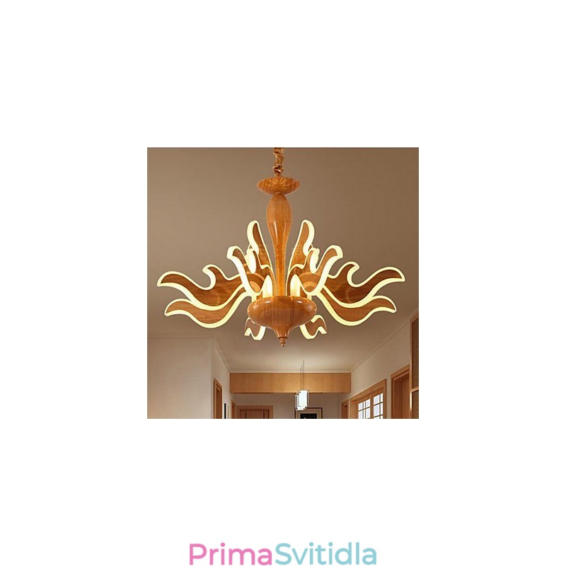 Akrylový čínský jednoduchý lustr The Art Of Imitation Wood Grain imported