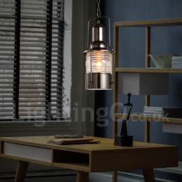 Retro Vintage 1 Light Lucerna Měděné závěsné světlo
