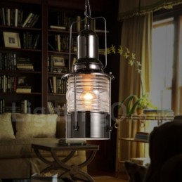 Retro Vintage 1 Light Lucerna Měděné závěsné světlo