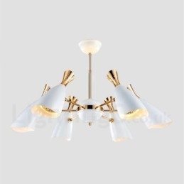 Moderní současná lustrová lampa se 6 světly