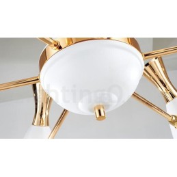 Moderní současná lustrová lampa s 8 světly