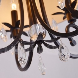 Rustic Lodge Kovový Drum Pendant Light