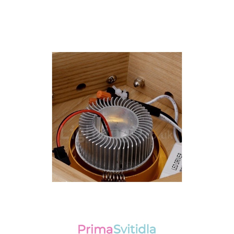 6 Moderní závěsné svítidlo ze světlého dřeva