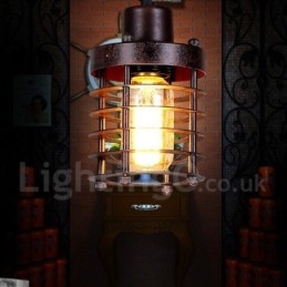1 Světlo Retro Vintage měděné závěsné světlo