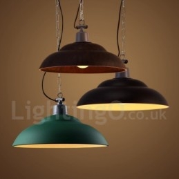 Retro Vintage 1 Light Závěsné světlo