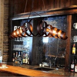 Retro Iron Lamp Moderní minimalistický lustr v průmyslovém stylu