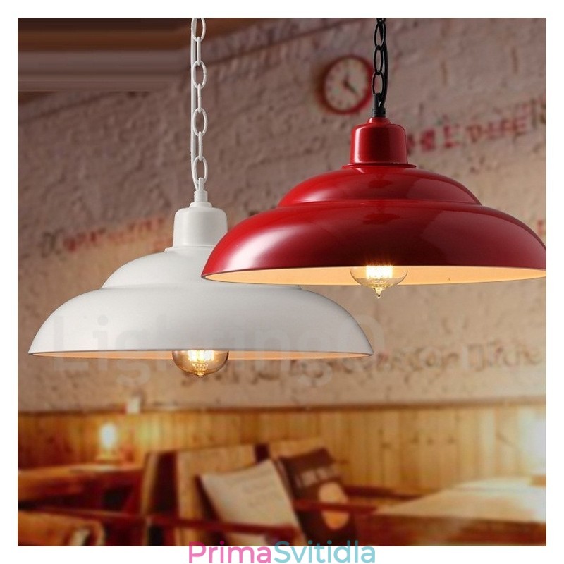 Retro Vintage 1 Light Závěsné světlo