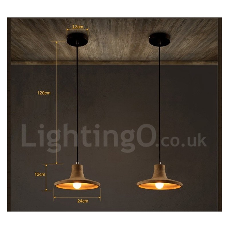 Moderní Concrte Single Light Závěsné svítidlo
