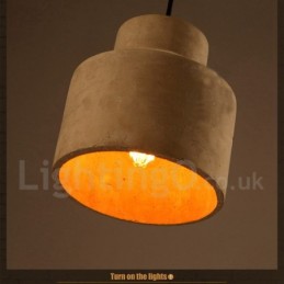Moderní Concrte Single Light Závěsné svítidlo