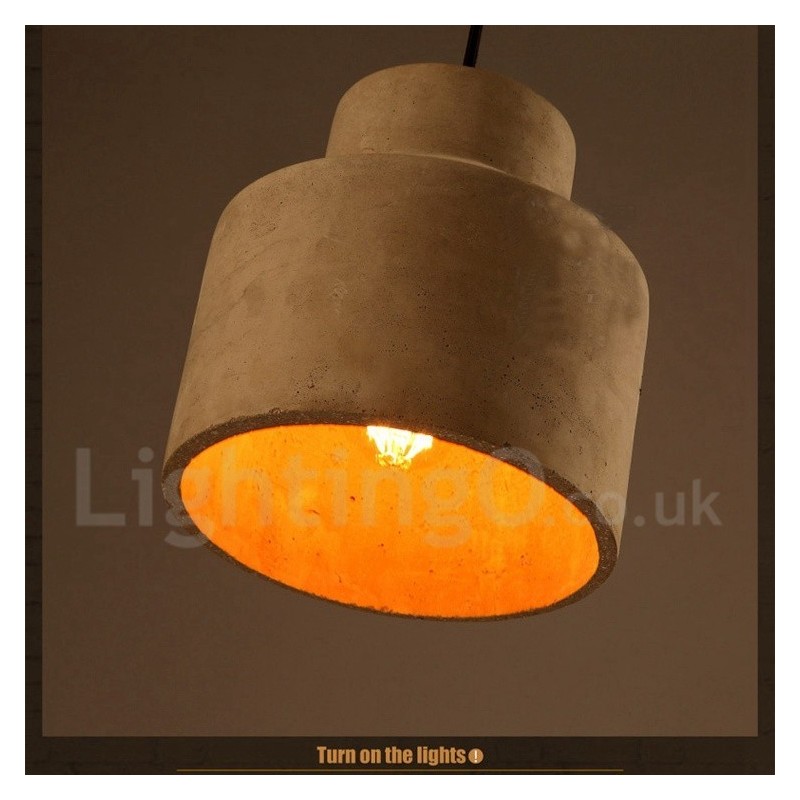 Moderní Concrte Single Light Závěsné svítidlo