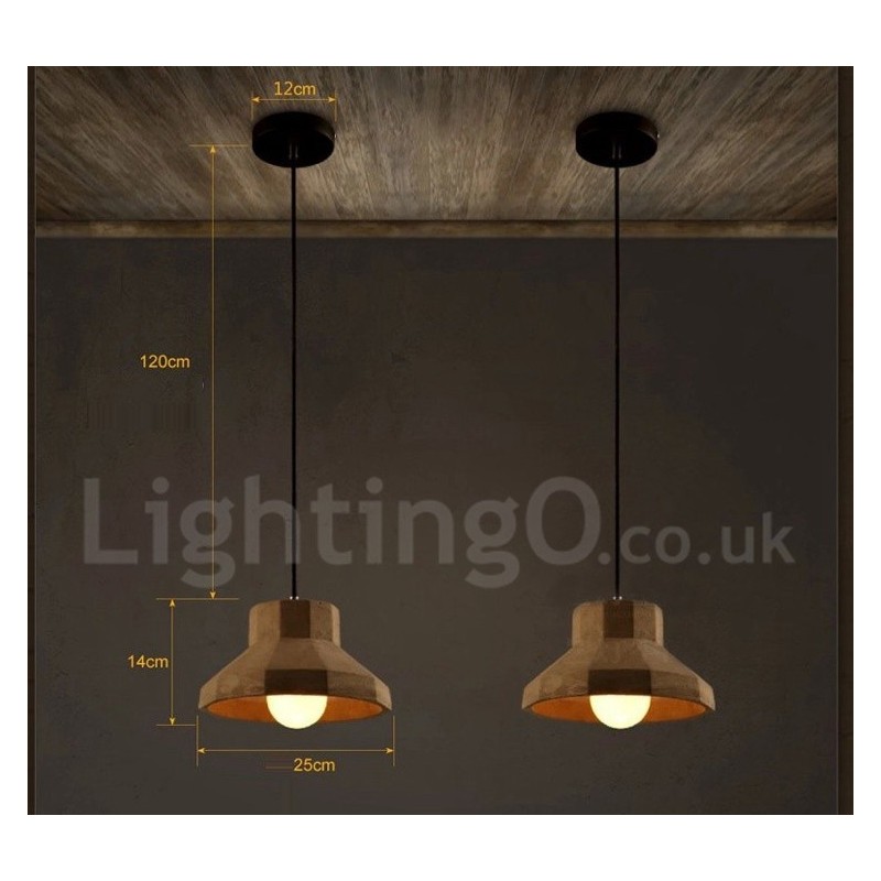 Moderní Concrte Single Light Závěsné svítidlo