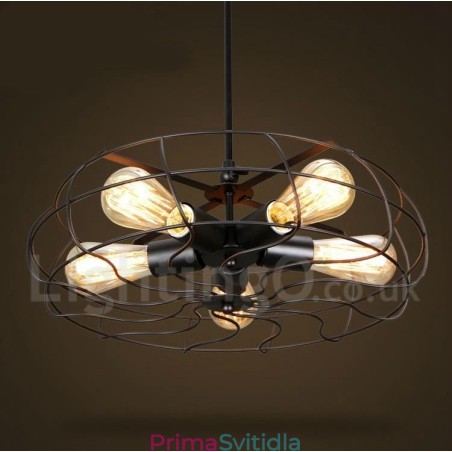 Retro Vintage 5 světelné závěsné světlo Retro Vintage 5 světelné závěsné světlo