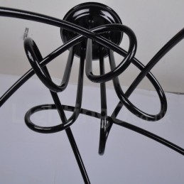 Black Country Metal 5 Light Lustr Light