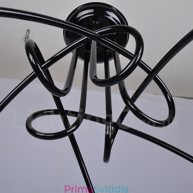 Black Country Metal 5 Light Lustr Light