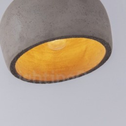 Retro Vintage Wood Concrte Single Light Závěsné světlo