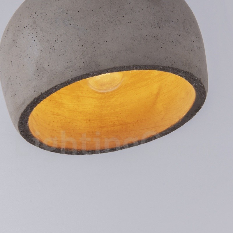 Retro Vintage Wood Concrte Single Light Závěsné světlo