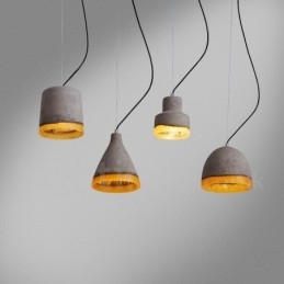 Moderní Concrte 1 Light Závěsné světlo