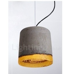 Moderní Concrte 1 Light Závěsné světlo