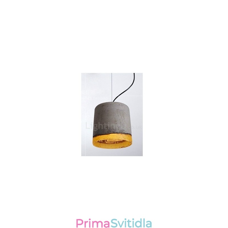Moderní Concrte 1 Light Závěsné světlo