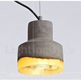 Moderní Concrte 1 Light Závěsné světlo